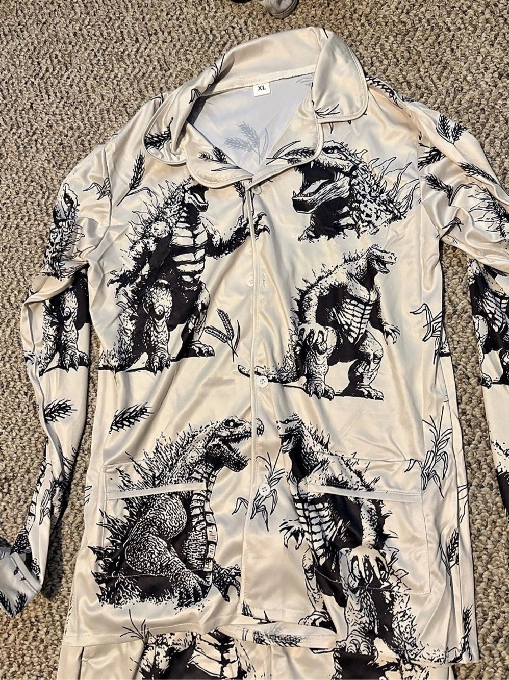 Kids XL 14/16 Godzilla Pajama Set - Top and Bottom. Brand New without tags